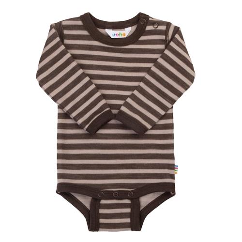 Joha Uld Baby Body Dark Brown  Dark Brown 90 cm  Brun  90 cm  Drenge, Piger