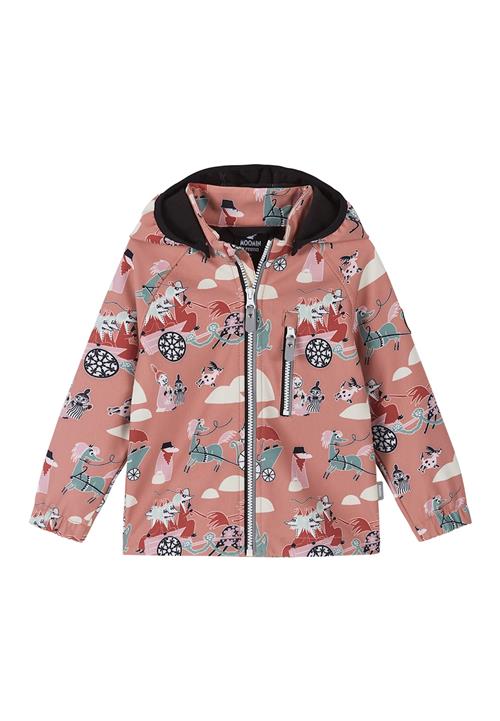 Reima Moomin Vantti Softshell Jakke Rose Blush  Rose Blush 92 cm  Brun  92 cm  Piger