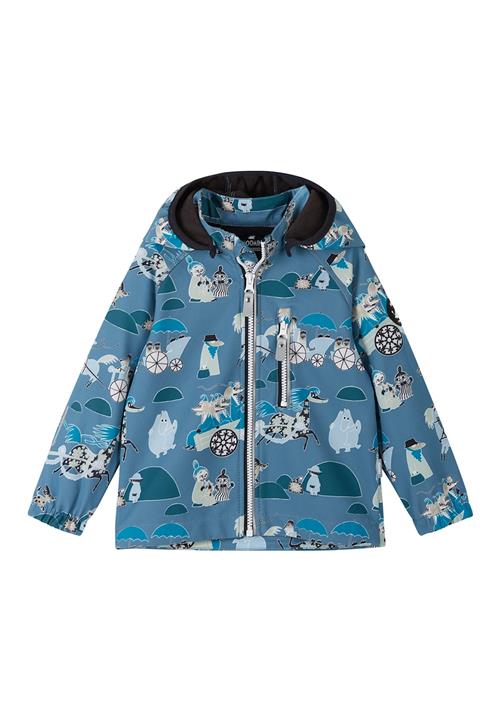 Reima Moomin Vantti Softshell Jakke Blue Ocean  Blue Ocean 86 cm  Blå  86 cm  Drenge