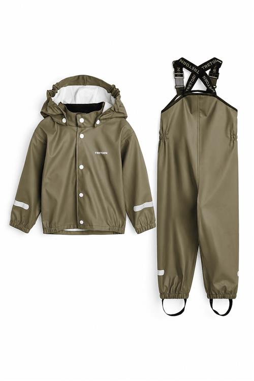 Tretorn Rainshower  Smokey Olive  Smokey Olive 122/128 cm  Grøn  122/128 cm  unisex