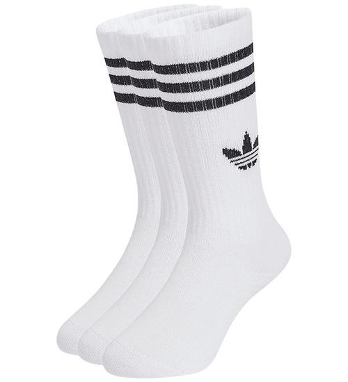 adidas Originals strømper - 3-pak - 3S Crew - White/Black