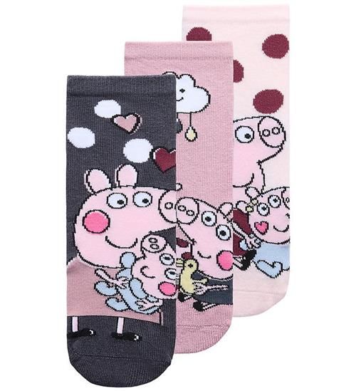 Name It Strømper - 3-pak - Peppa Pig - NmfAmusa - Ombre Blue/Lil