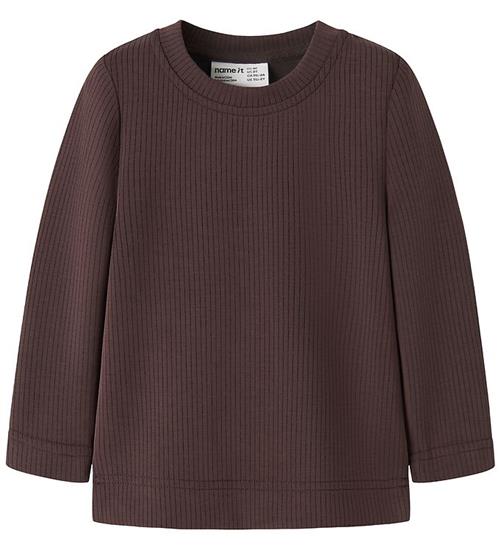 Name It Bluse - Rib - NmfNoleo - Chocolate Plum