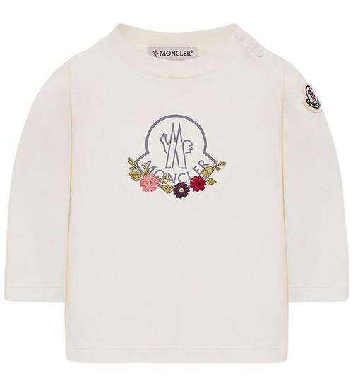 Moncler Bluse - Hvid m. Blomster