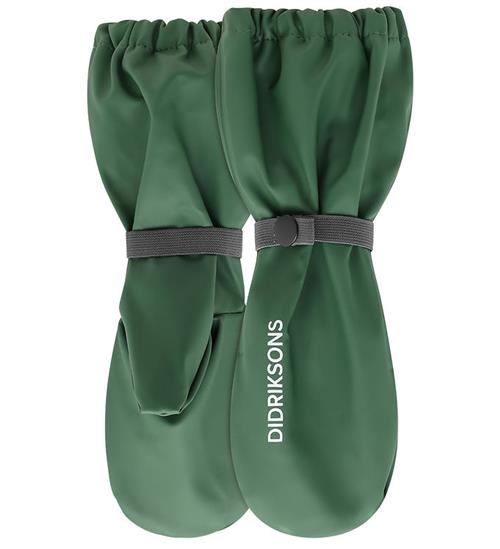 Didriksons Luffer m. Fleece - PU - Pileglove - Dark Moss