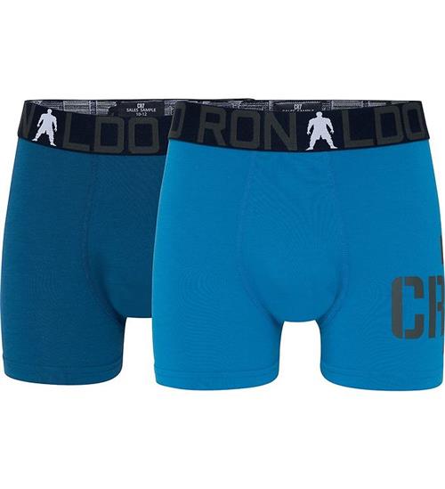 JBS - CR7 Boxershorts - 2-pak - Bambus - Blå