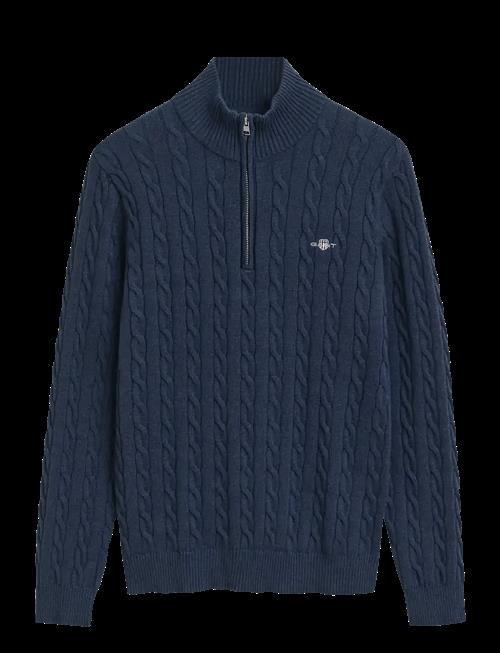 Gant | Cable Knit Half-Zip Sweater | XXL