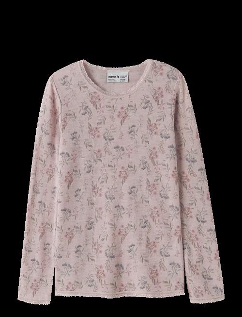 name it | Nkfwang Wool Needle Ls Top | 122-128