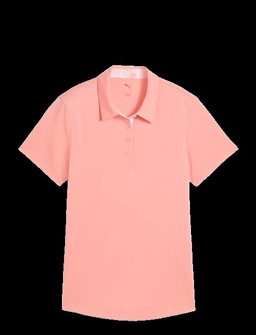 PUMA Golf | W Pique Accent Ss Polo | XS