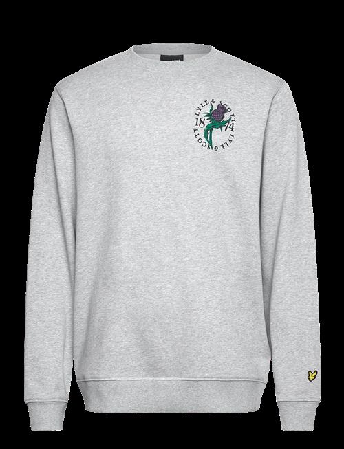 Lyle & Scott | Thistle Flora Printed Crew Neck Sweatshirt | XXL