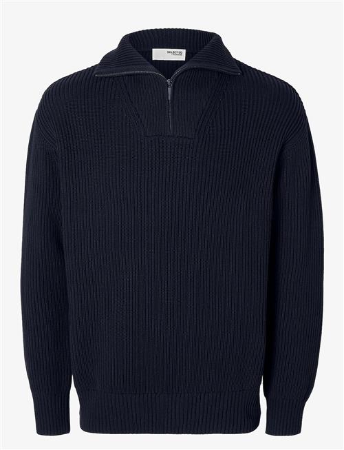 Selected | Slhdry Ls Knit Relaxed Half Zip | M