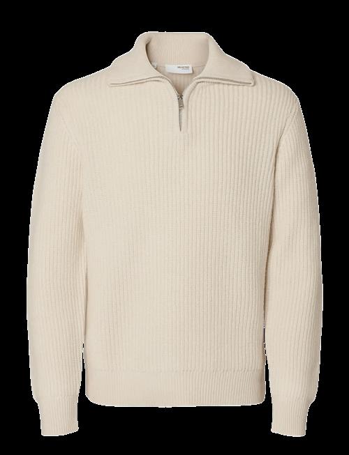 Selected | Slmland Ls Knit Half Zip | M