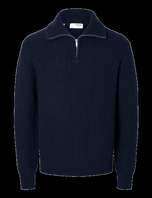 Selected | Slhland Ls Knit Half Zip | M
