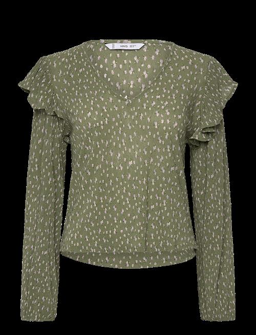 Mango | Ruffles Printed Blouse | XS