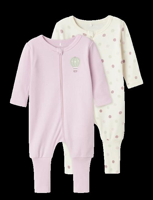 name it | Nbfnightsuit 2P Zip Ff Jet Dot Noos | 104