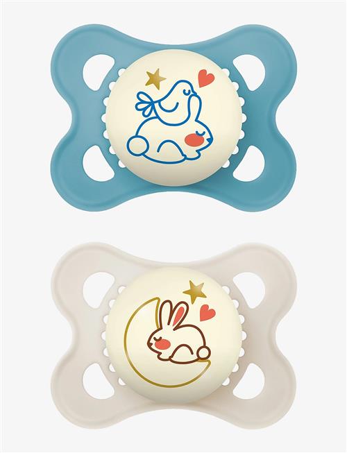 MAM | Mam Original Night 0-6M Silicone Blue 2P | 0-6M