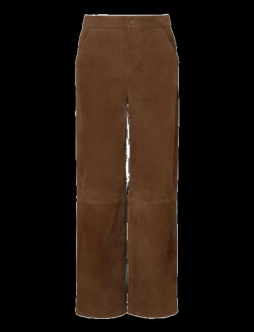 Malina | Felise High Rise Wide Leather Pants | S