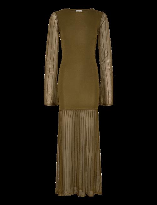 Malina | Haisley Sheer Knitted Maxi Dress | M