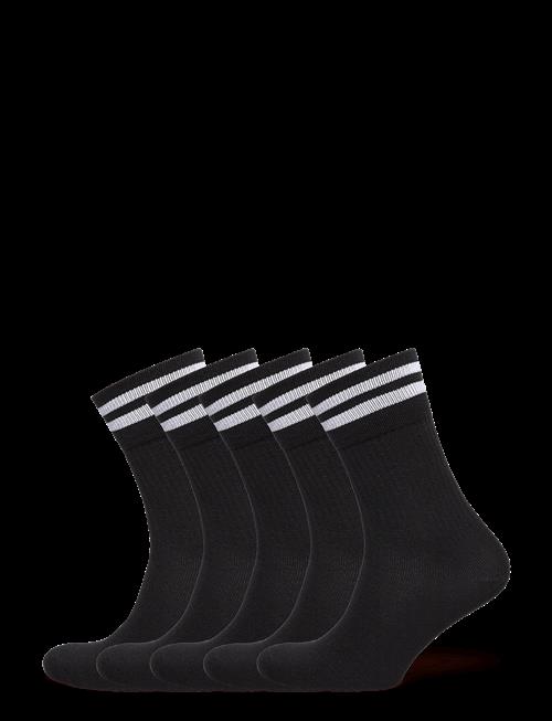 ZEBDIA | 5-Pk Tennis Socks With Stripes | 43-46