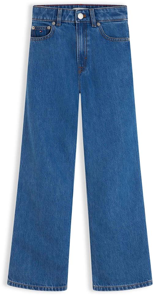 Tommy Hilfiger Mabel Jeans Med Brede Ben Medium 01  Medium 01 4 Y  Blå  4 år  Drenge, Piger
