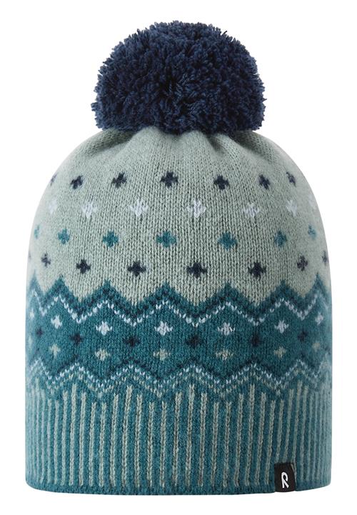 Reima Pohjoinen Beanie Dark Teal Dark Teal 52/54 cm  Blå  52/54 cm  Drenge, Piger