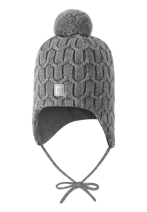 Reima Nunavut Beanie Melange Grey Melange Grey 48 cm  Grå  48 cm  Drenge, Piger