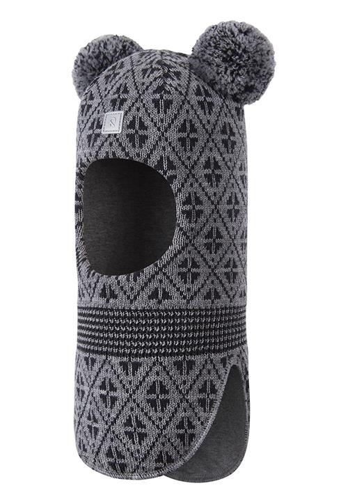 Reima Kuuraan Balaclava Melange Grey Melange Grey 52 cm  Grå  52 cm  Drenge, Piger