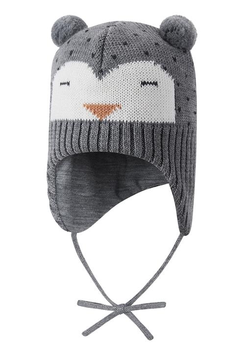 Reima Ilmein Beanie Melange Grey Melange Grey 54 cm  Grå  54 cm  Drenge, Piger