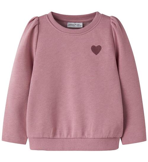 Name It Sweatshirt - NmfVima - Lilas/Heart Embroidery