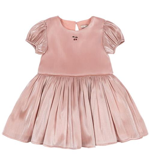 Konges Sløjd Kjole - Velour - Fia - Silver Pink