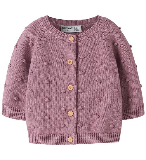 Name It Cardigan - NbfNasha - Strik - Lilas
