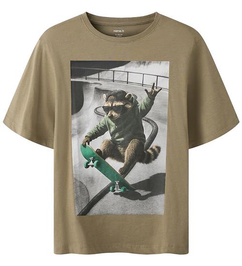 Name It T-shirt - NkmVoto - Mermaid/Raccoon Skater