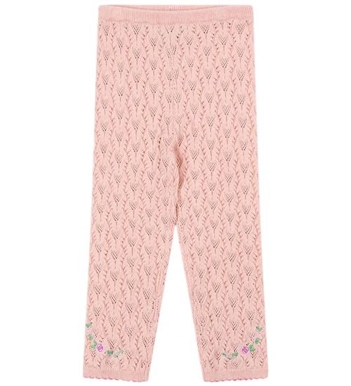 Konges Sløjd Bukser - Strik - Hulmønster - Rosier - Chintz Rose