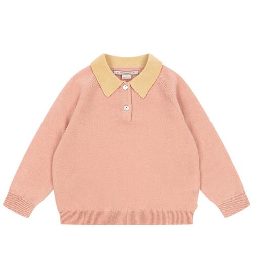 Konges Sløjd Polobluse - Strik - Uld - Basi - Mellow Rose