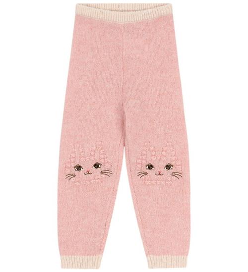 Konges Sløjd Bukser - Strik - Uld - Kitty - Silver Pink