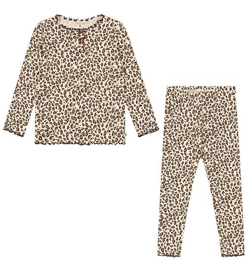 Konges Sløjd Sæt - Bluse/Leggings - Rib - Rivi - Leo