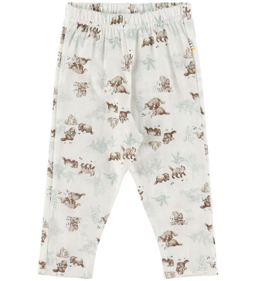 Joha Leggings - Uld - Off White m. Natur