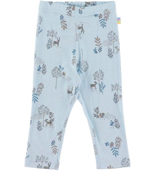 Joha Leggings - Uld - Blå m. Natur