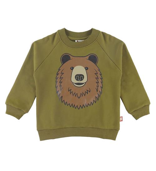 DYR-Cph Sweatshirt - DyrBellow - Dark Olive Brun Bjoern
