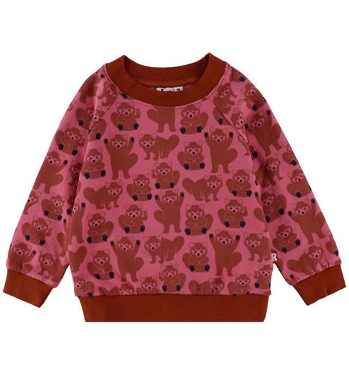 DYR-Cph Sweatshirt - DyrBellow - Soft Cherry/Multiroed Pandda