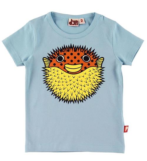 DYR-Cph T-shirt - Growl - Glacier m. Pindsvinfisk