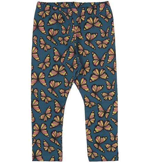 DYR-Cph Leggings - Tundra - Blå m. Sommerfugle