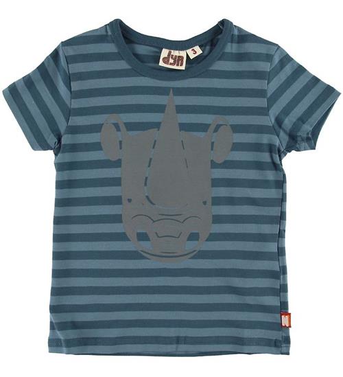 DYR-Cph T-shirt - Growl - Dark Ocean/Grey Steel m. Næsehorn