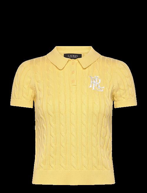 Lauren Ralph Lauren | Cable-Knit Cotton Polo Sweater | M