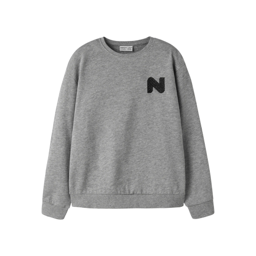 NAME IT Sweatshirt Nilan Grey Melange
