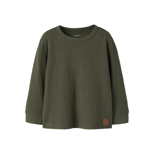 NAME IT Bluse Nicholas Olive Night
