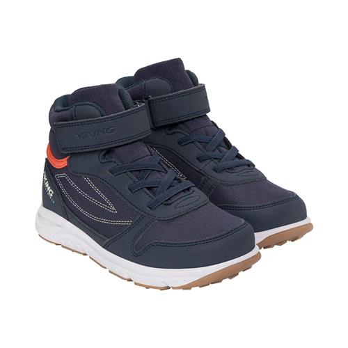 Viking Hovet Mid WP 1V Overgangssko  Navy Orange 30 EU  Marineblå  30 EU  Drenge, Piger
