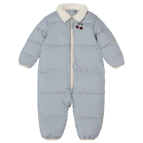 Kuling Luzern Puffer-overalls Thin Stripe  Thin Stripe-74 cm  Blå  74 cm  Drenge, Piger