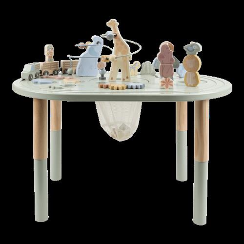 Little Dutch Aktivitetsoversigt Safari Friends  Green One Size  Grøn  One Size  Drenge, Piger