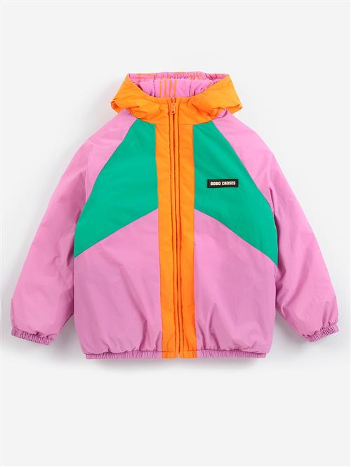 Bobo Choses Almost Moiré Vendbar Anorak Fuchsia  Fuchsia 10-11 Y  Lyserød  10-11 år  Piger